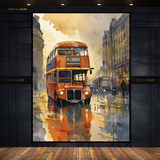 Red Bus London Premium Wall Art