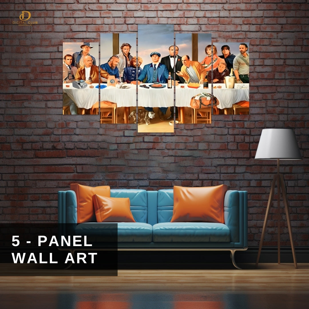 Bad Guys - Gangsters - 5 Panel Wall Art