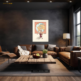 Tin Tin  - Cartoon Character 2 - Premium Wall Art