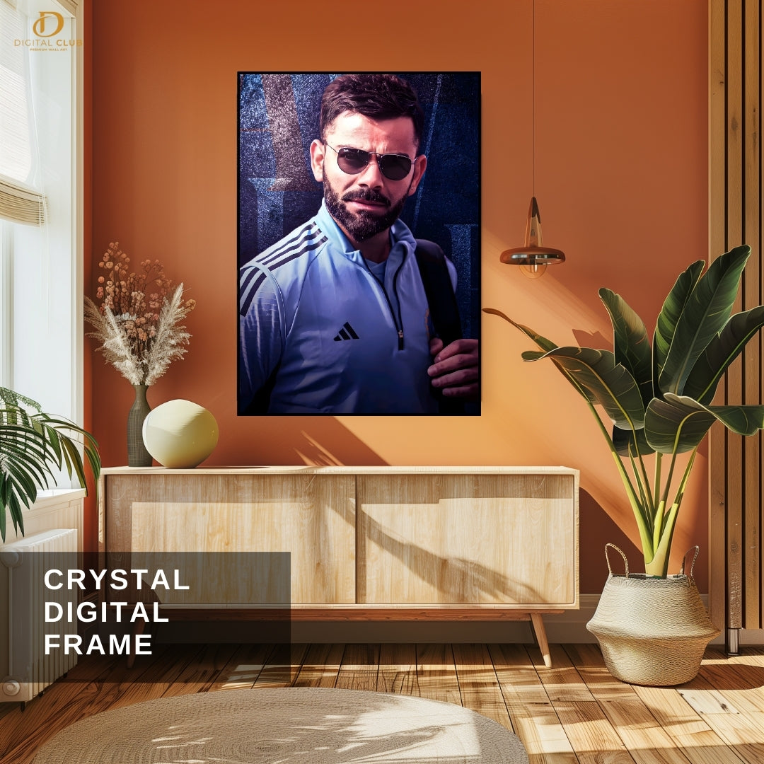 Virat Kohli 4 - Cricket - Premium Wall Art