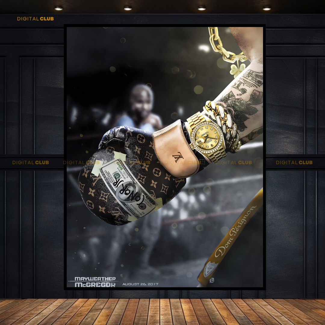 Mayweather Vs McGregor - Artwork - Premium Wall Art