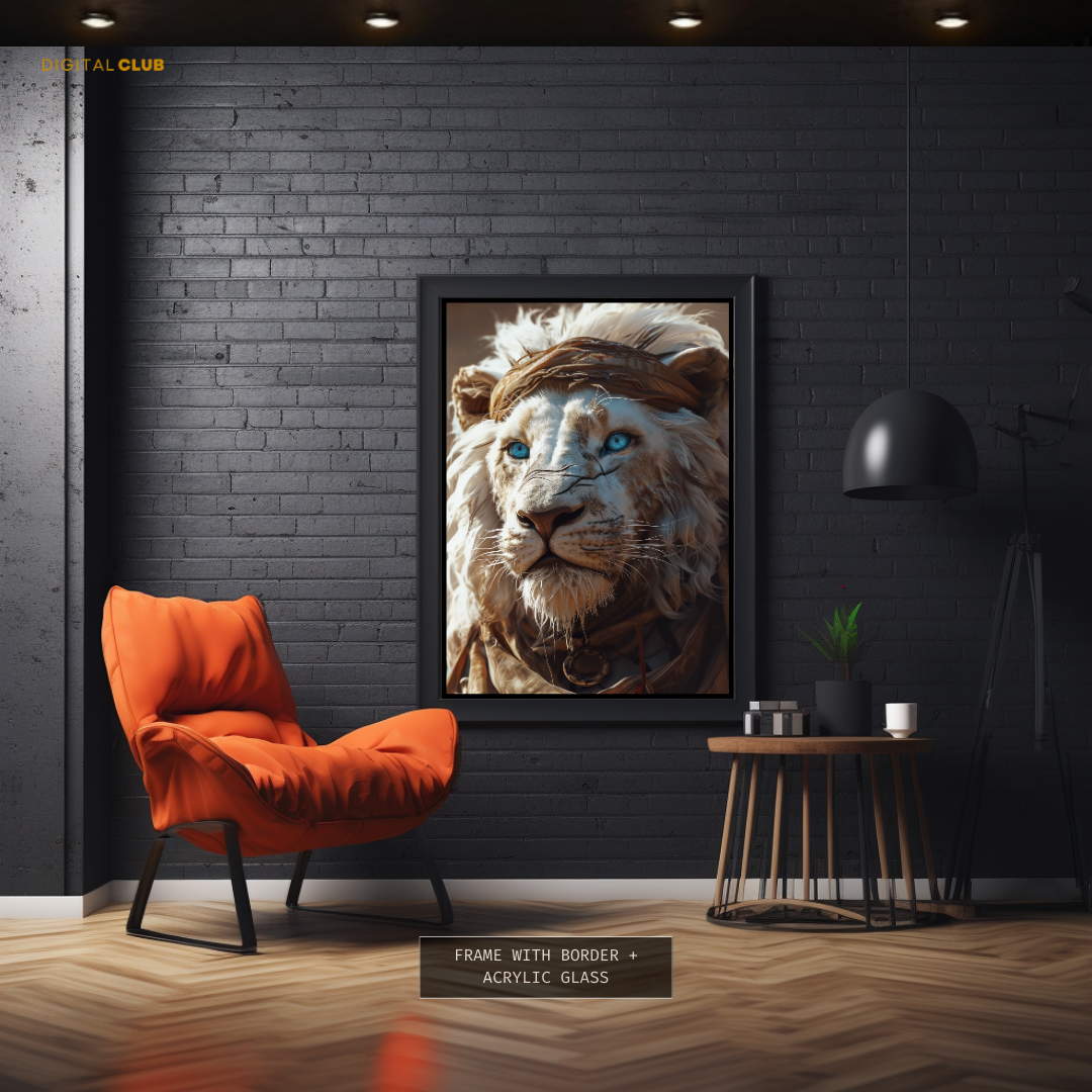 King of Jungle  - Animal & Wildlife Premium Wall Art