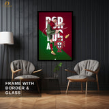 Cristiano Ronaldo 10 - Football - Premium Wall Art