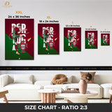 Cristiano Ronaldo 10 - Football - Premium Wall Art