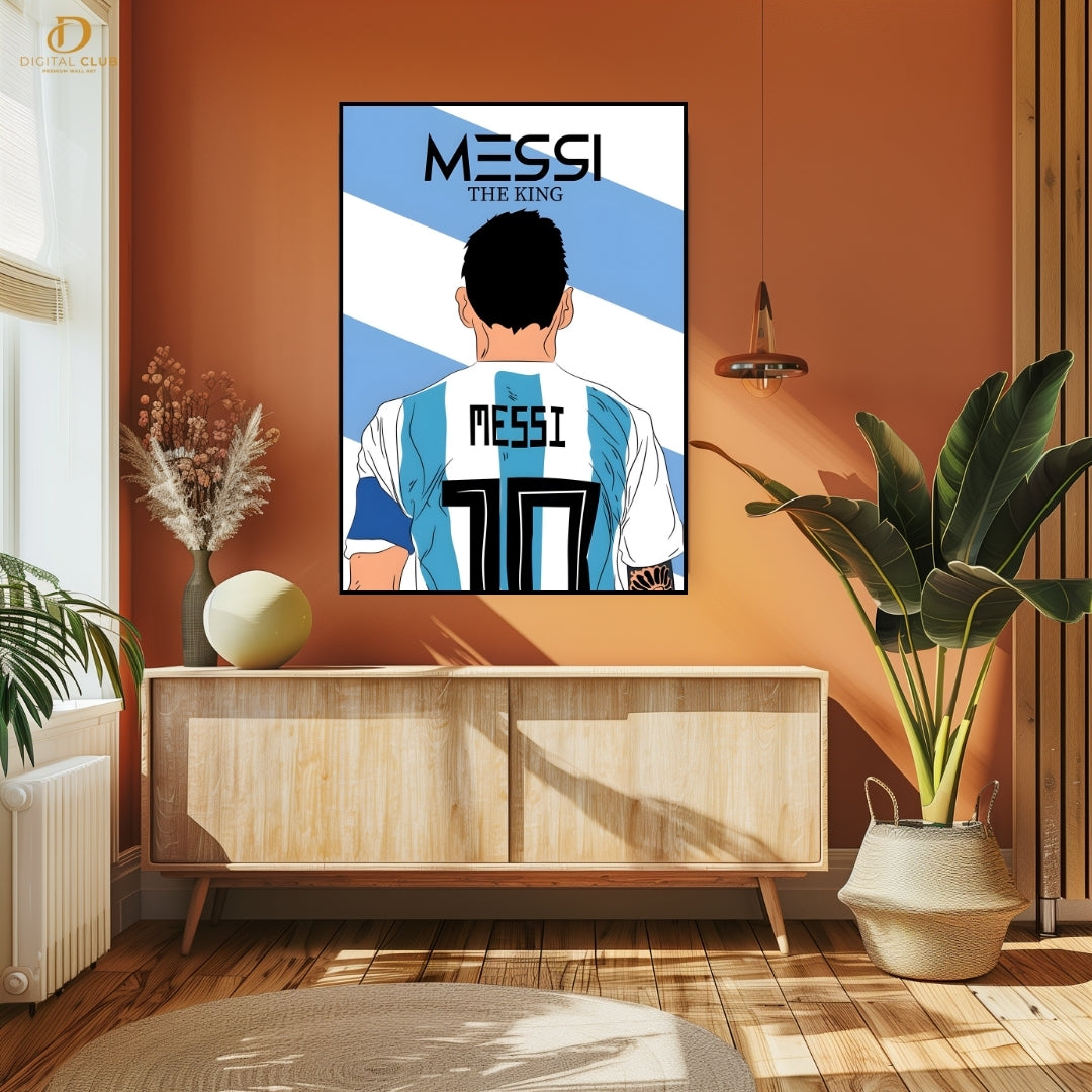Messi - Football - Premium Wall Art