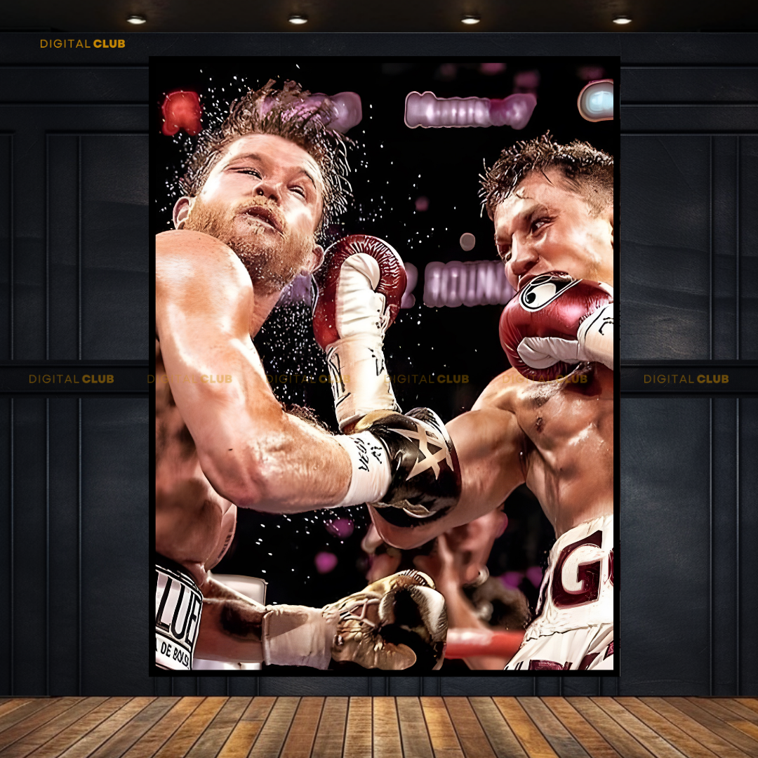 Canelo x GGG Boxing Premium Wall Art