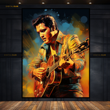 Elvis Presley Music Artist Premium Wall Art