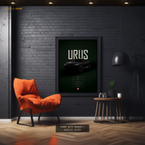 Lamborghini URUS - Artwork - Premium Wall Art