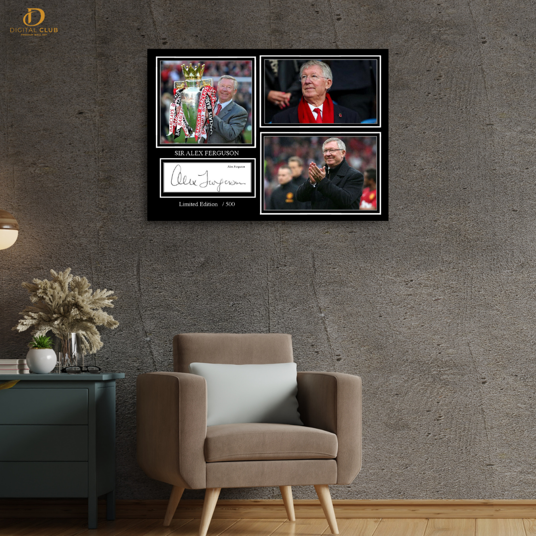 Alex Ferguson - Signed Memorabilia - Wall Art