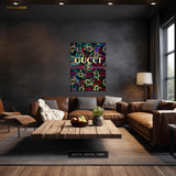 Gucci Logo Premium Wall Art