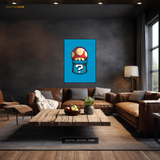 Life Up Mario - Artwork - Premium Wall Art