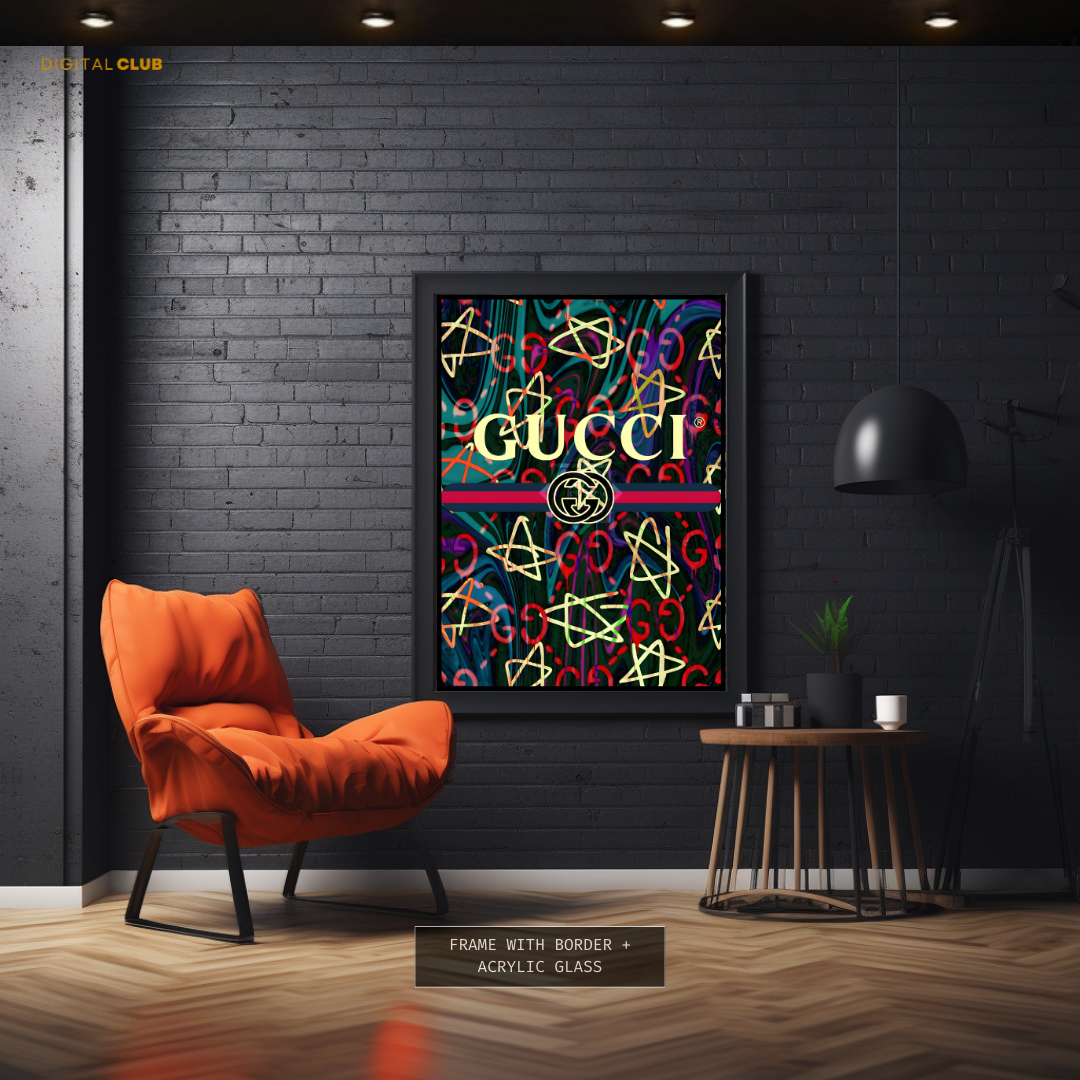 Gucci Logo Premium Wall Art
