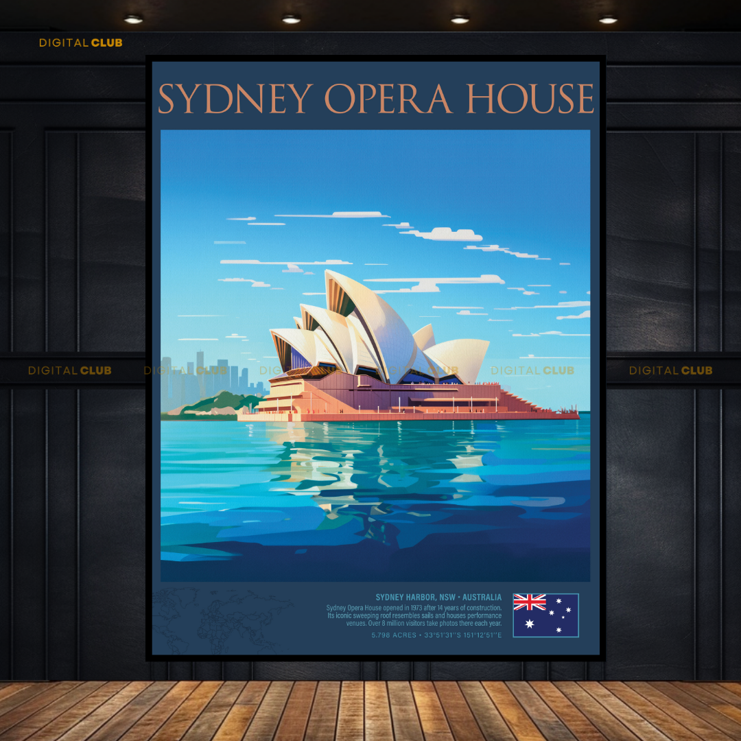 Sydney Opera House Premium Wall Art