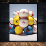 Louis Vuitton Soft Balls Premium Wall Art