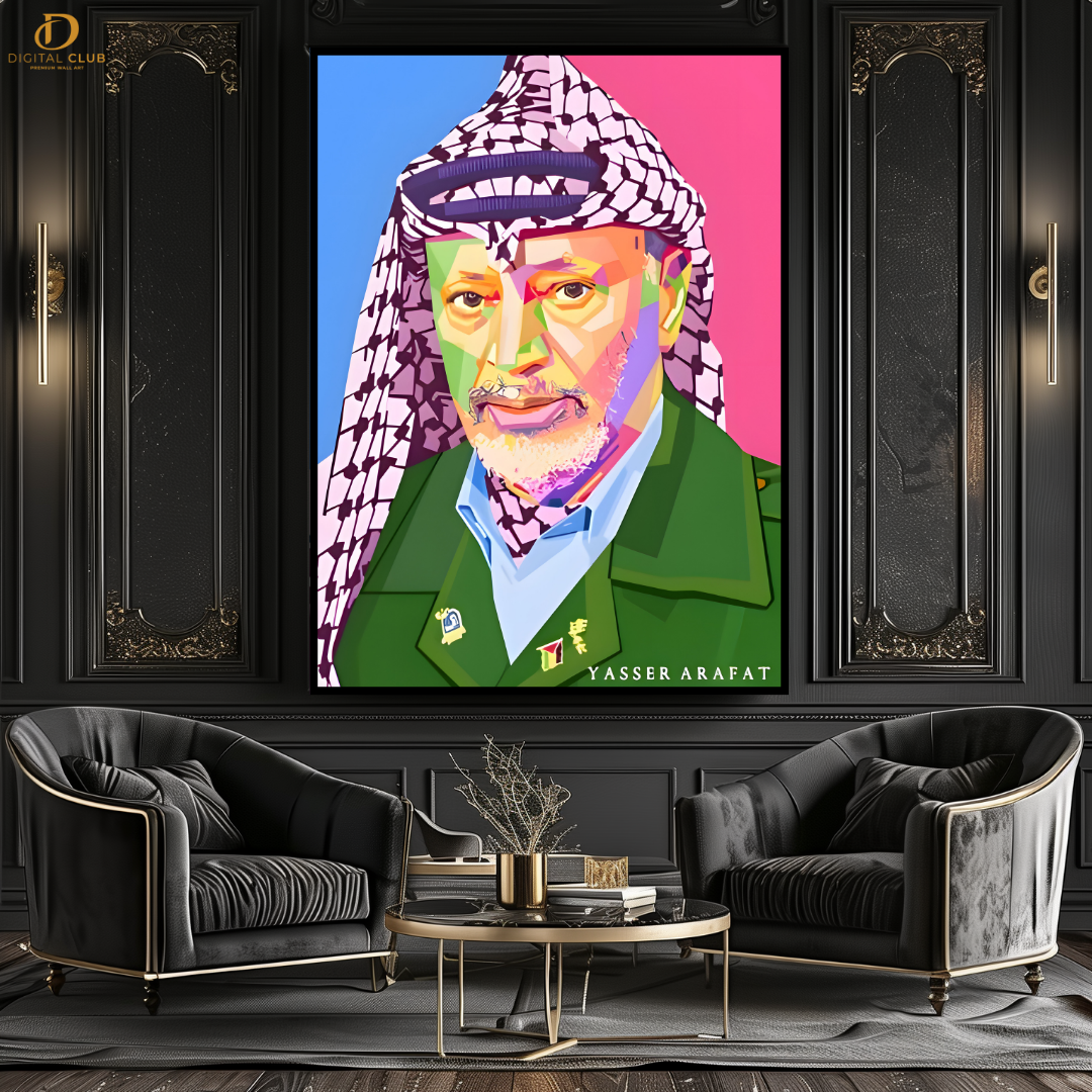 Yasser Arafat - Artwork - Premium Wall Art