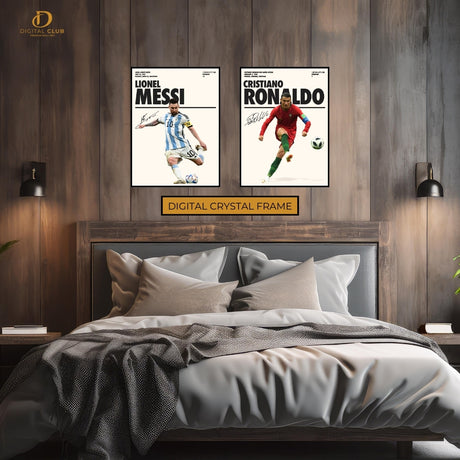 Ronaldo x Messi Football - 2 Panel Wall Art