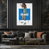 AB Soul - Music Artist - Premium Wall Art