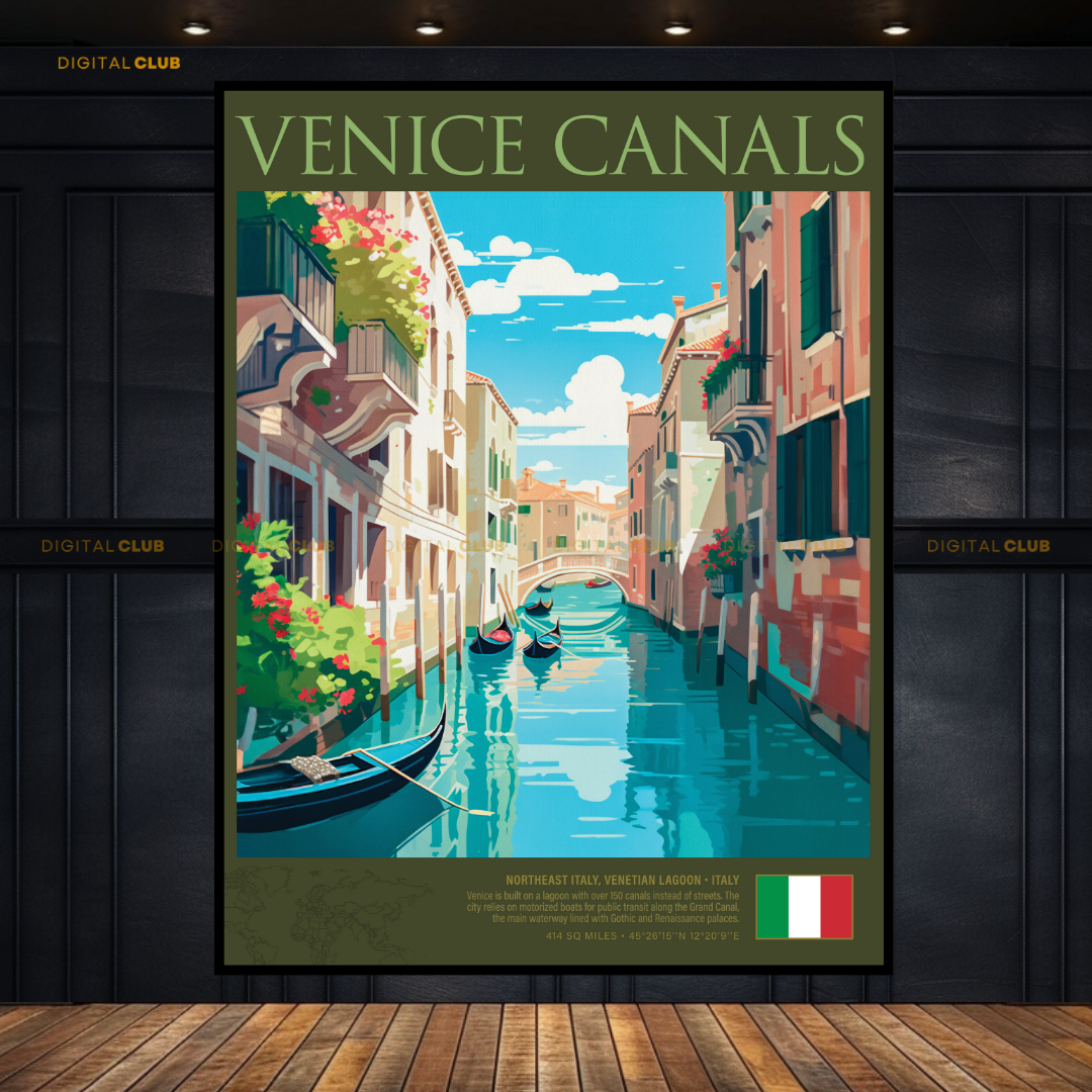 Venice Canals Premium Wall Art