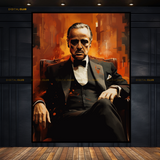 The Godfather Marlon Brando Premium Wall Art