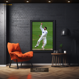 Wasim Akram Pakistan Cricket Premium Wall Art