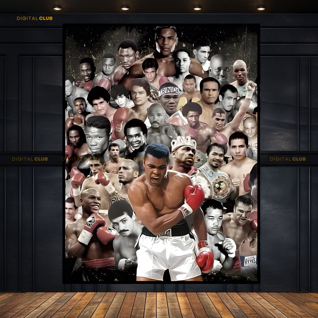 Boxing Legends Premium Wall Art