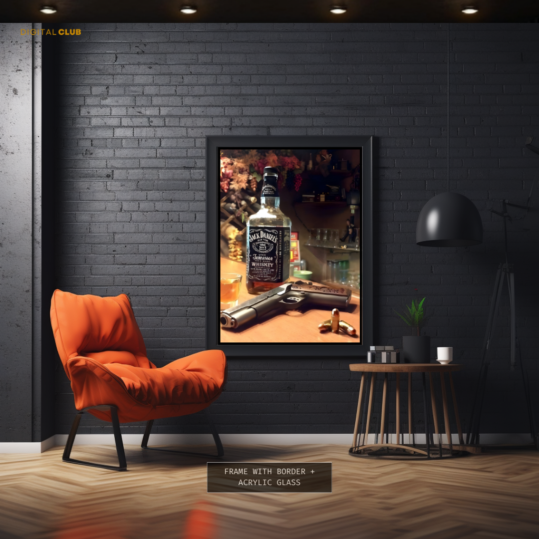 Jack Daniels - Artwork - Premium Wall Art