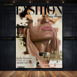 Fashion Magazine Cover Premium Wall Art