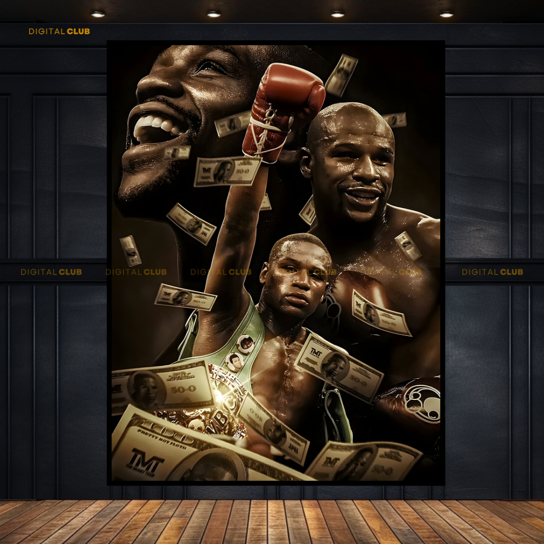 Floyd Mayweather Jr Premium Wall Art