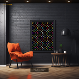Louis Vuitton Coloured Pattern Premium Wall Art