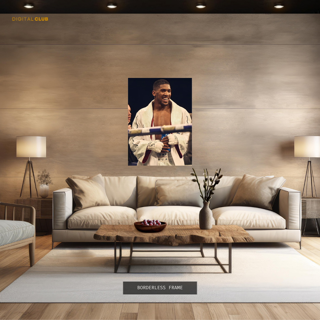 Anthony Joshua Boxing Premium Wall Art