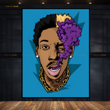 Wiz Khalifa - Music - Premium Wall Art