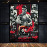 BloodSport Van Damme Movie Premium Wall Art