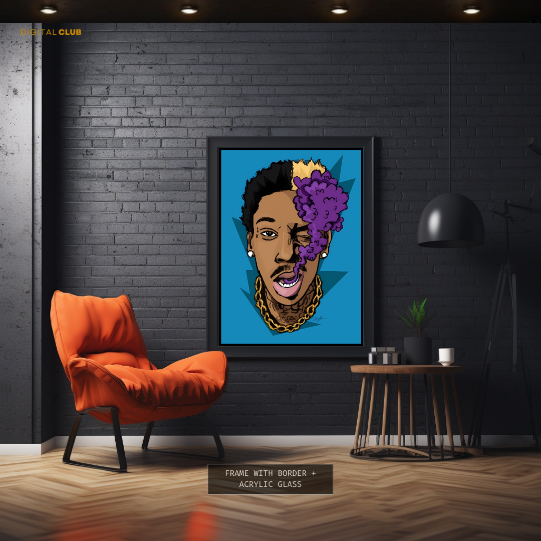 Wiz Khalifa - Music - Premium Wall Art