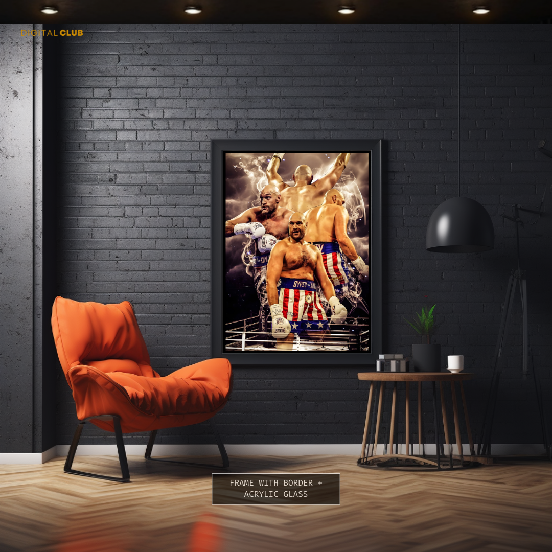 Tyson Fury World Champ Premium Wall Art