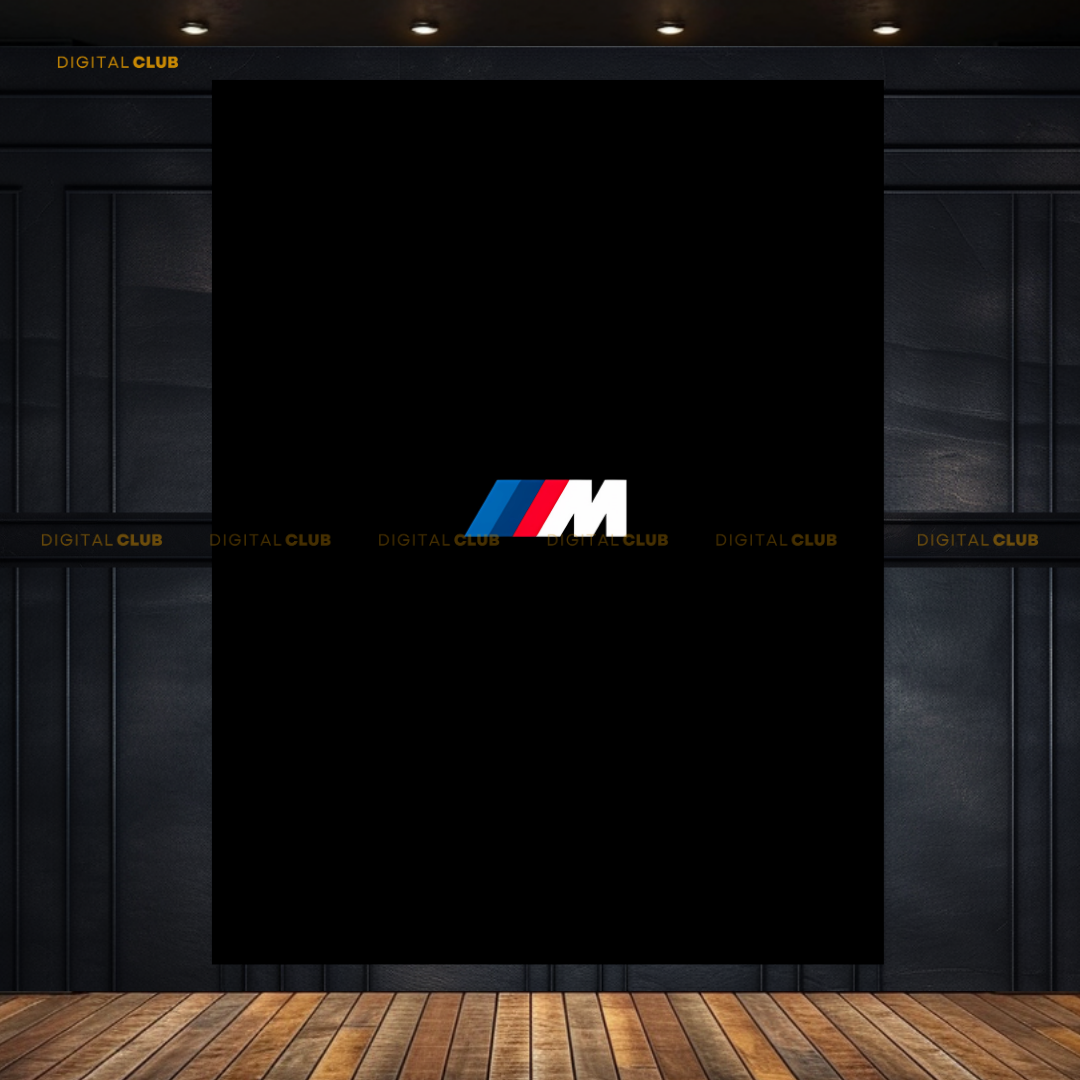 BMW M3 Logo Premium Wall Art