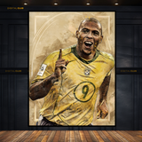 Ronaldo 9 - Football - Premium Wall Art