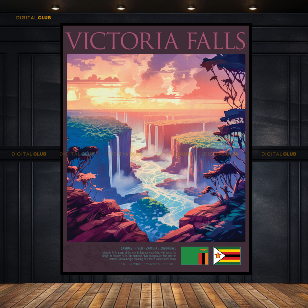 Victoria Falls Premium Wall Art