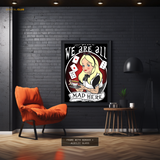 We Are All Mad Here Poker Premium Wall Art