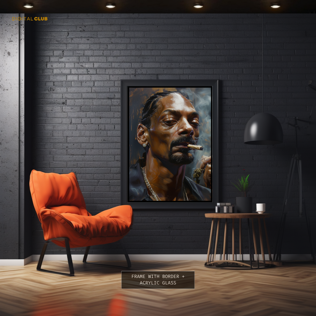 Snoop Dogg Rapper Premium Wall Art