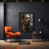 Snoop Dogg Rapper Premium Wall Art