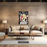 We Are All Mad Here Poker Premium Wall Art