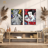 Snow White POP ART - 2 Panel Wall Art