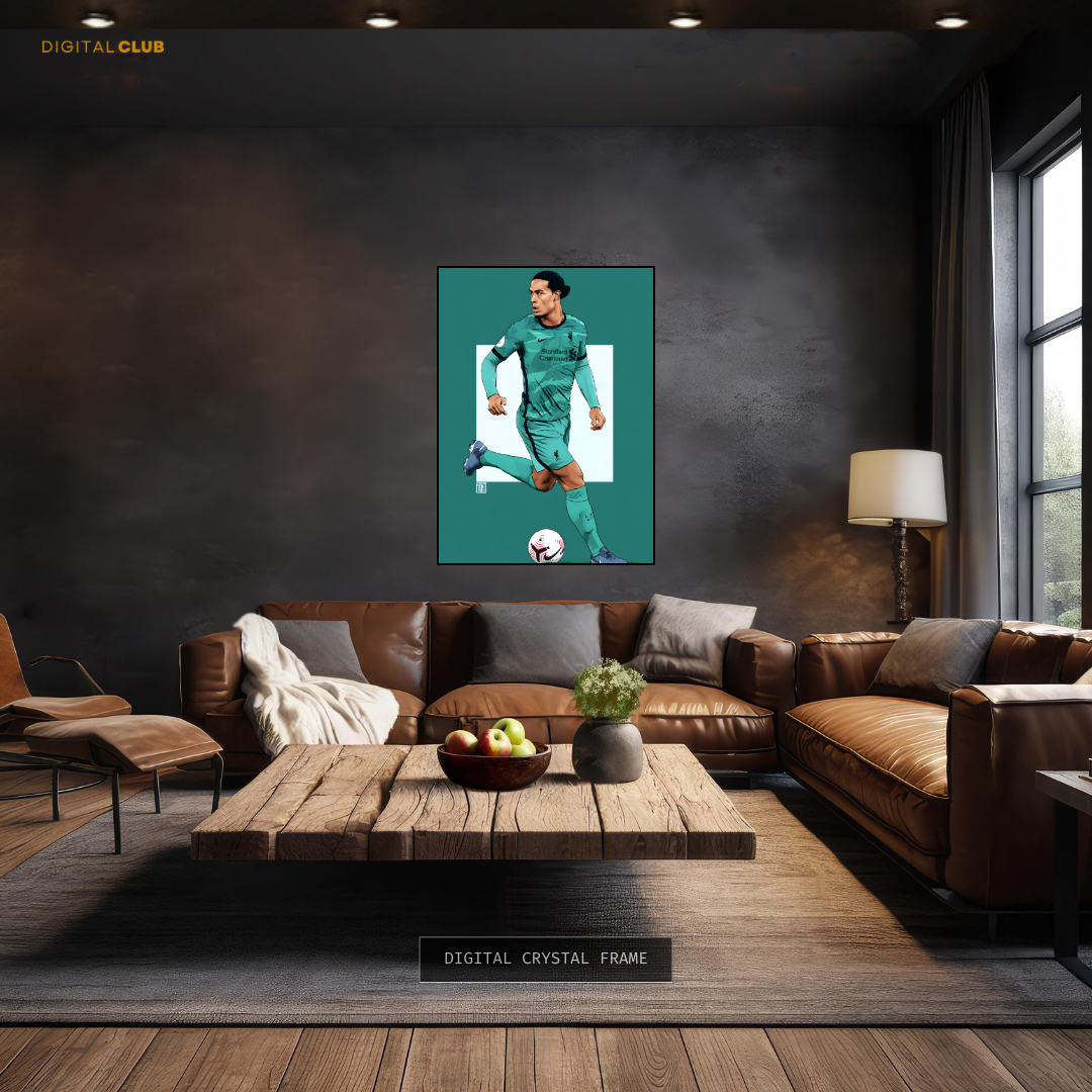 Virgil van Dijk - Football - Premium Wall Art