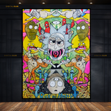 Rick & Morty POP ART Premium Wall Art
