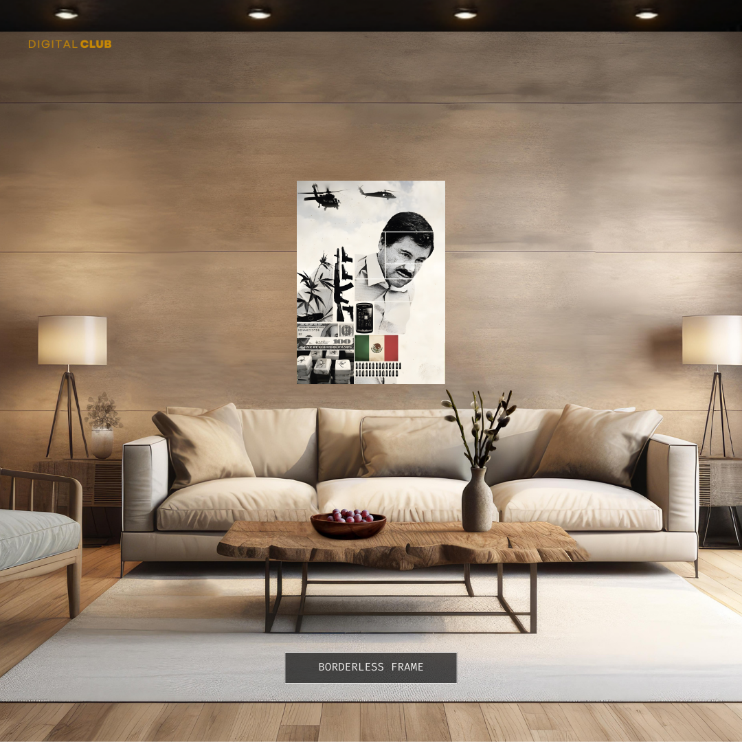 El Chapo Guzman - Gangster - Premium Wall Art