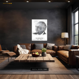 Faiz Ahmed Faiz Poet Pakistan Premium Wall Art