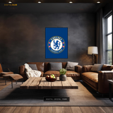 Chelsea FC - Logo Artwork - Premium Wall Art