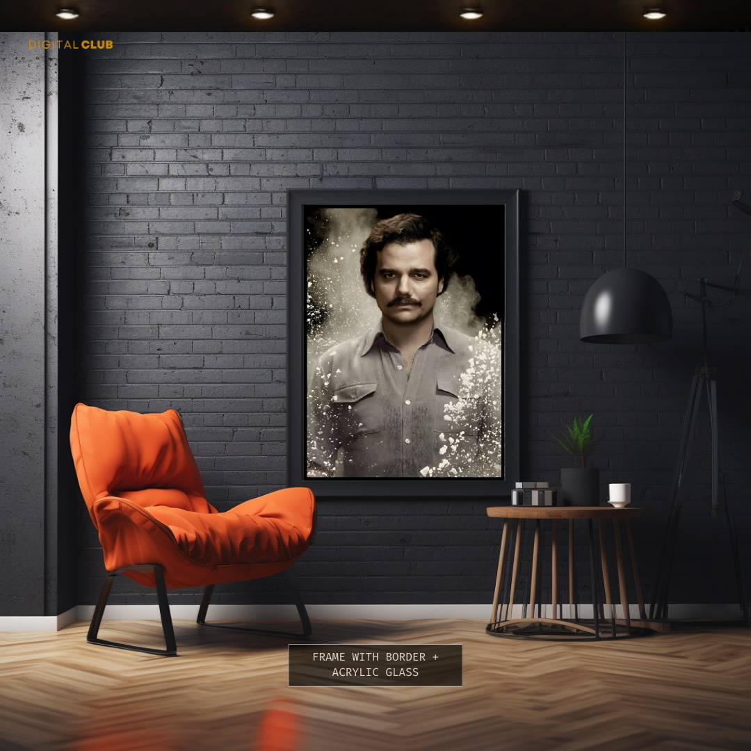 Pablo Escobar Coco Don Premium Wall Art