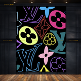LV Pattern - Artwork - Premium Wall Art