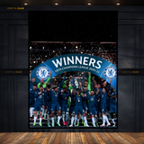 Chelsea FC Champs - Premium Wall Art